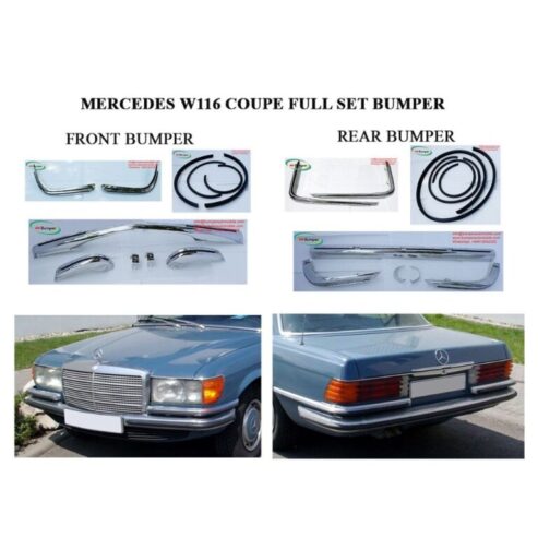 Mercedes-W116-EURO-style-Bumpers-1972-1981-1